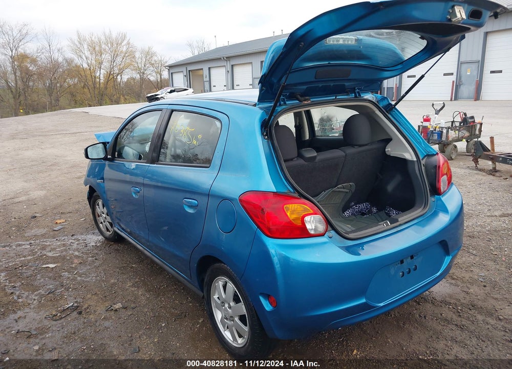 2015 MITSUBISHI MIRAGE ES VIN: ML32A4HJ1FH002251