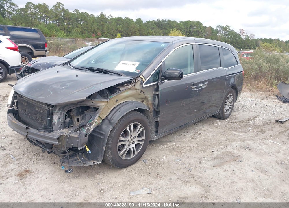 2013 HONDA ODYSSEY EX-L VIN: 5FNRL5H69DB084976