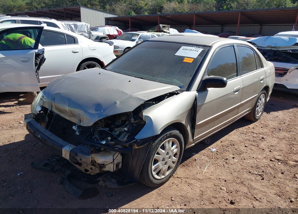 2004 HONDA CIVIC LX VIN: 2HGES16554H518083