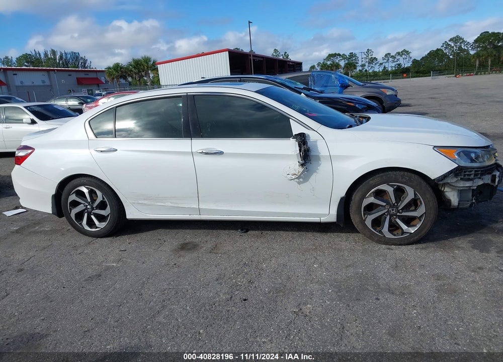 2016 HONDA ACCORD EX-L V-6 VIN: 1HGCR3F07GA033708