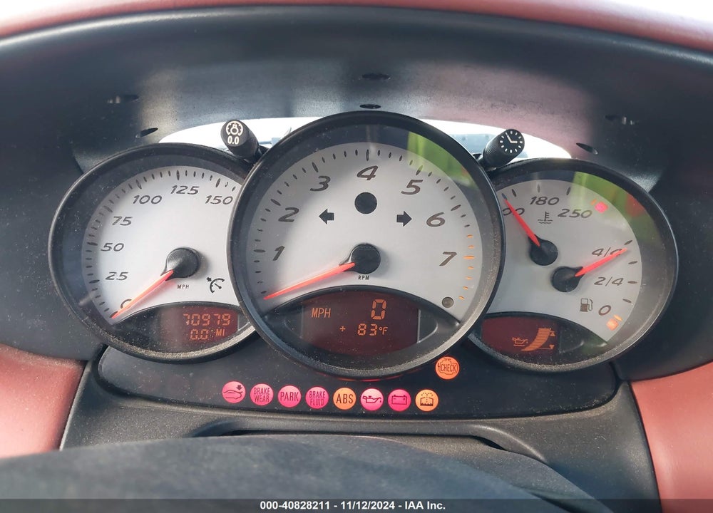 1999 PORSCHE BOXSTER VIN: WP0CA2983XU630693