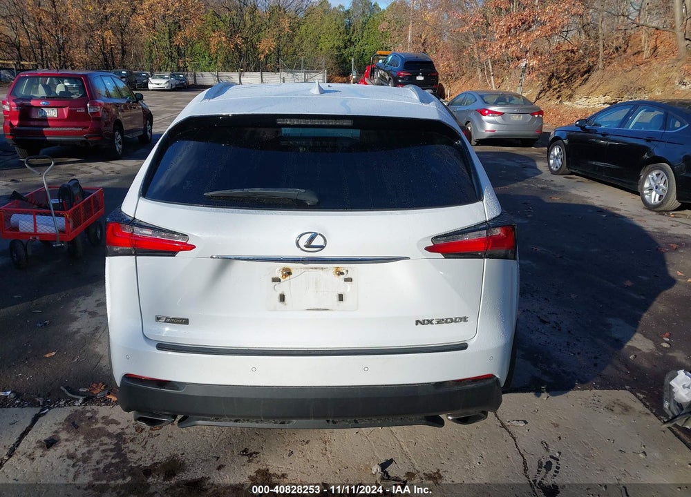 2016 LEXUS NX 200T F SPORT VIN: JTJBARBZ2G2064350
