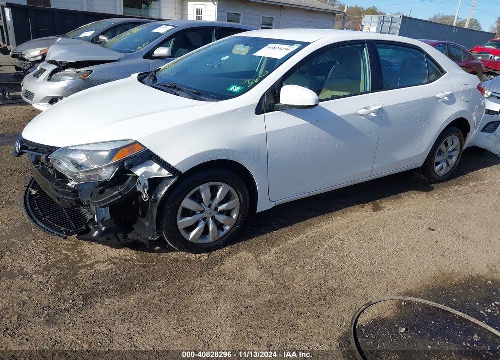 2016 TOYOTA COROLLA LE VIN: 2T1BURHE9GC657168
