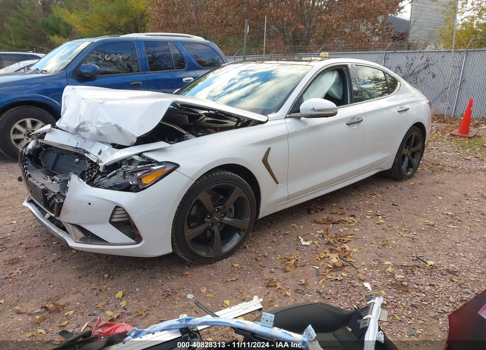 2019 GENESIS G70 2.0T ADVANCED VIN: KMTG44LAXKU020302