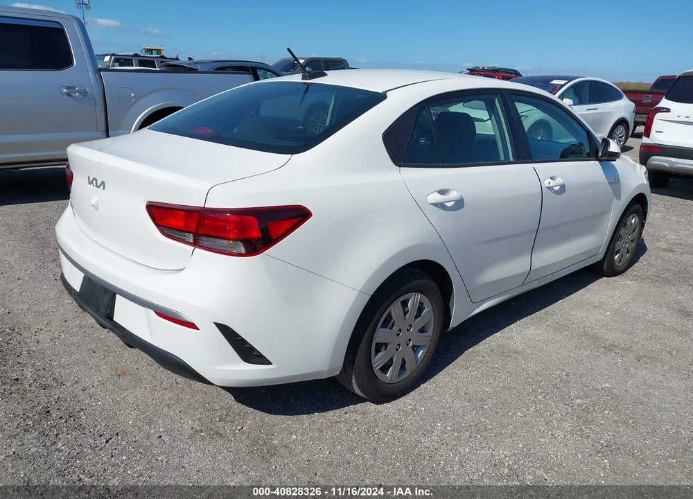 2022 KIA RIO LX VIN: 3KPA24AD8NE484280