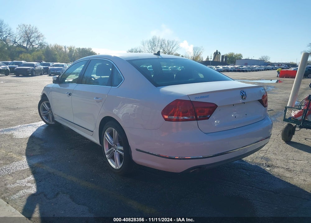 2013 VOLKSWAGEN PASSAT 2.0L TDI SEL PREMIUM VIN: 1VWCN7A38DC036164