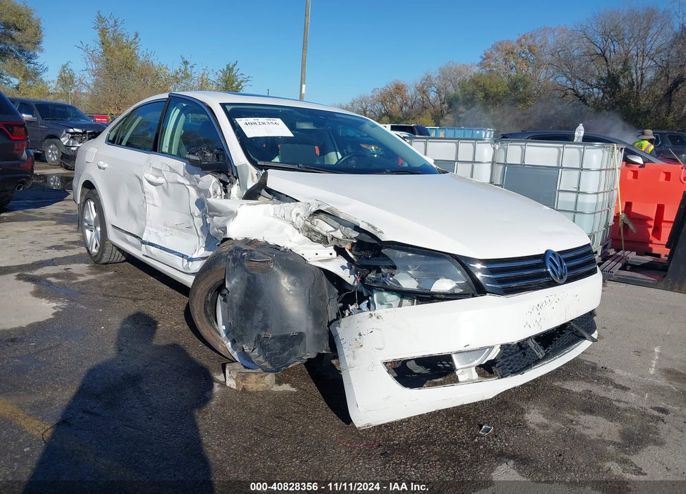 2013 VOLKSWAGEN PASSAT 2.0L TDI SEL PREMIUM VIN: 1VWCN7A38DC036164