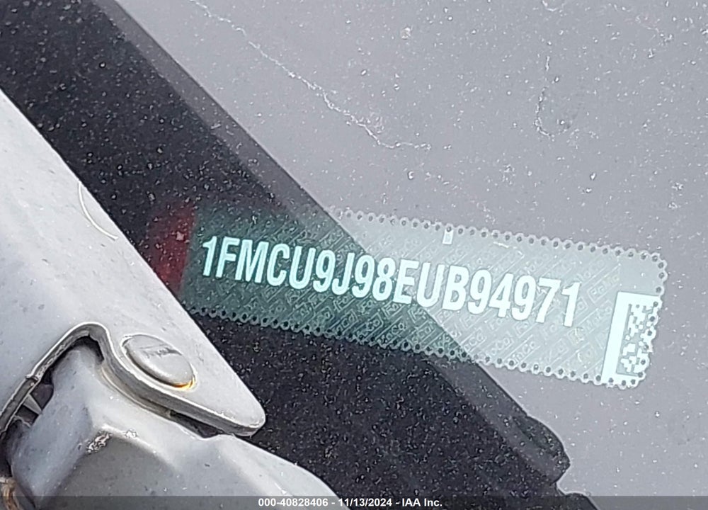2014 FORD ESCAPE TITANIUM VIN: 1FMCU9J98EUB94971