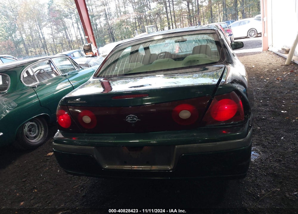 2002 CHEVROLET IMPALA VIN: 2G1WF52E829183454
