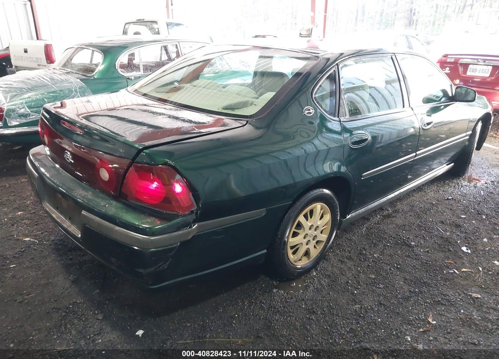 2002 CHEVROLET IMPALA VIN: 2G1WF52E829183454
