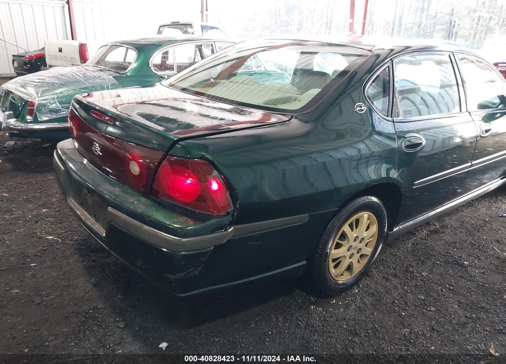 2002 CHEVROLET IMPALA VIN: 2G1WF52E829183454
