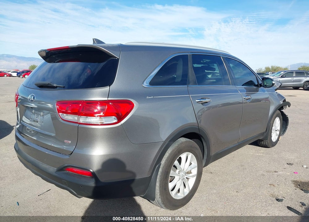 2016 KIA SORENTO 2.4L LX VIN: 5XYPG4A33GG079162