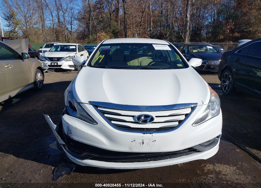 2014 HYUNDAI SONATA GLS VIN: 5NPEB4AC1EH929379