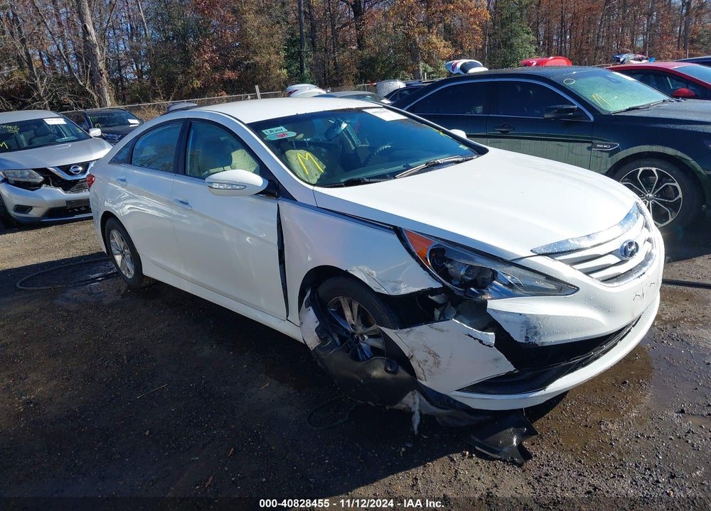 2014 HYUNDAI SONATA GLS VIN: 5NPEB4AC1EH929379