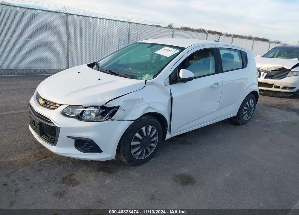 2017 CHEVROLET SONIC LT AUTO VIN: 1G1JG6SH2H4170623