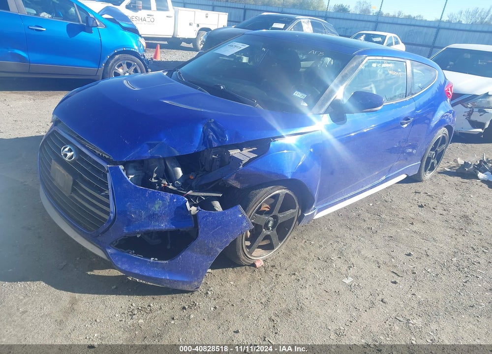 2013 HYUNDAI VELOSTER TURBO VIN: KMHTC6AE0DU116083