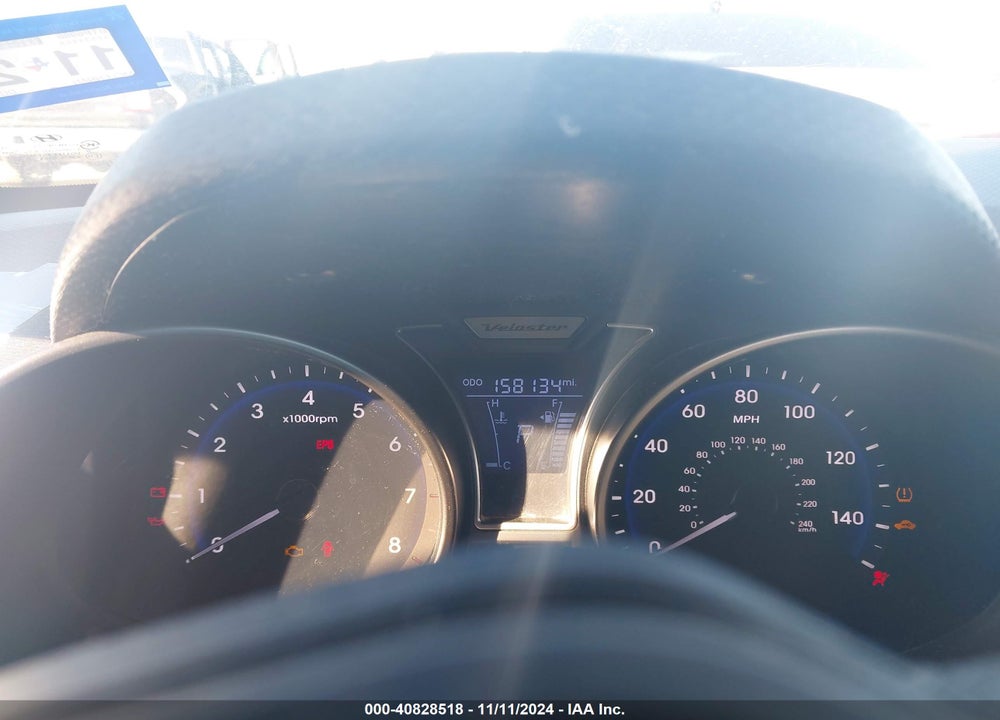 2013 HYUNDAI VELOSTER TURBO VIN: KMHTC6AE0DU116083