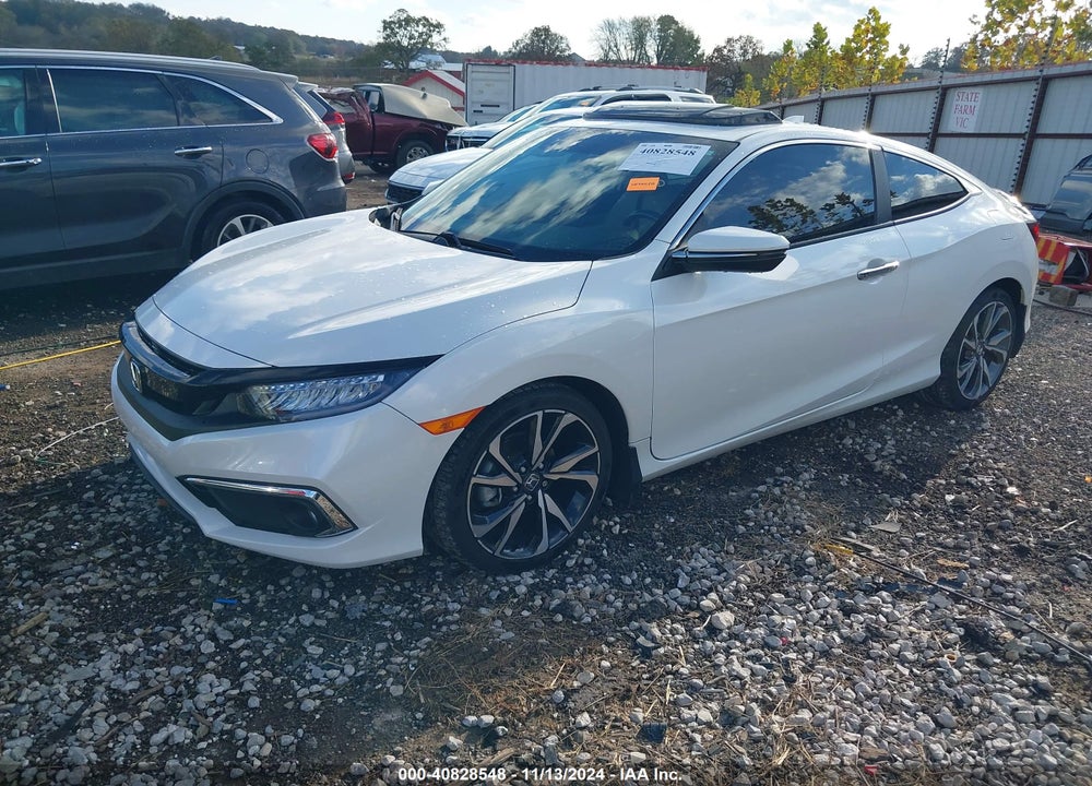 2019 HONDA CIVIC TOURING VIN: 2HGFC3B97KH352930