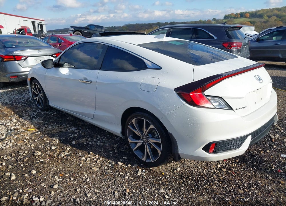 2019 HONDA CIVIC TOURING VIN: 2HGFC3B97KH352930