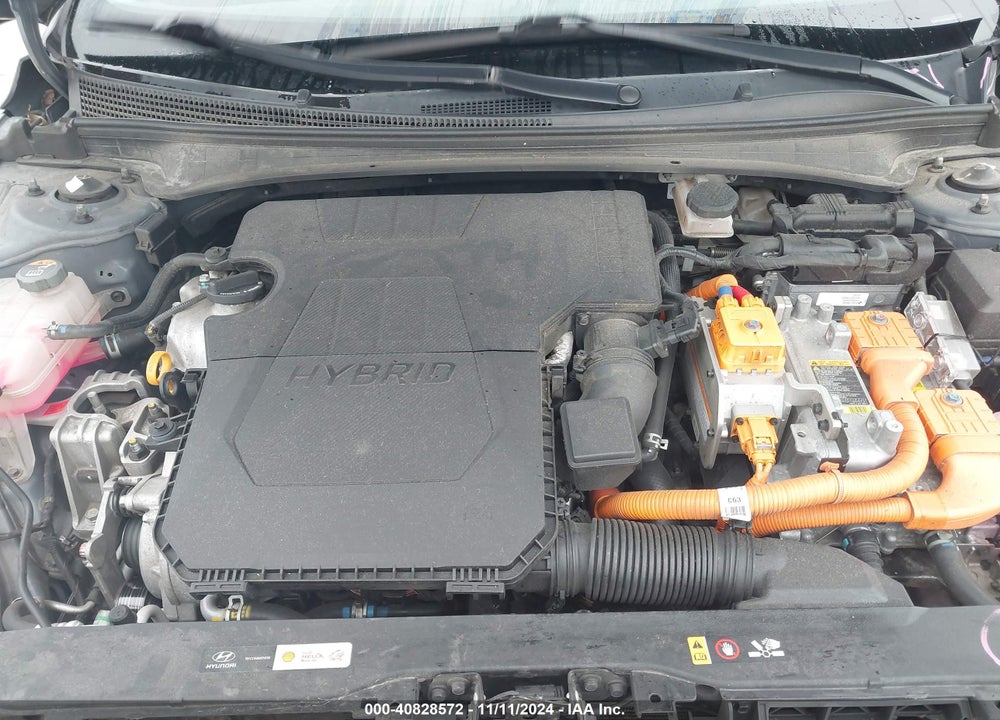 2021 HYUNDAI ELANTRA HYBRID BLUE VIN: KMHLM4AJ3MU009155