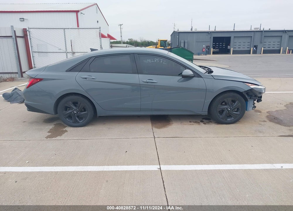 2021 HYUNDAI ELANTRA HYBRID BLUE VIN: KMHLM4AJ3MU009155