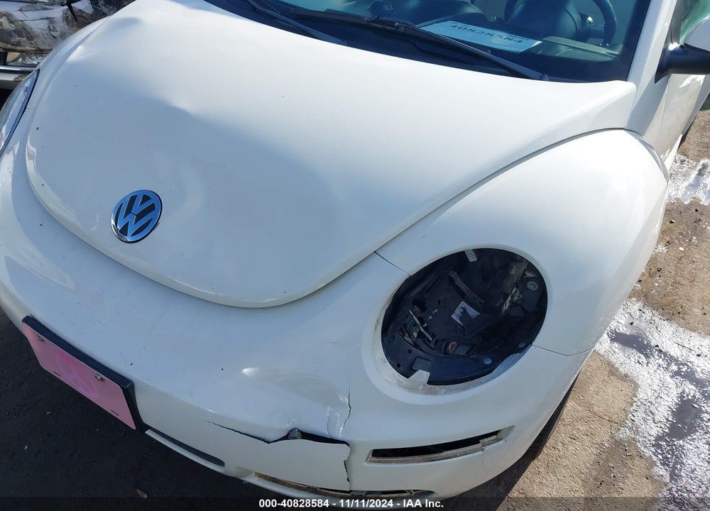 2007 VOLKSWAGEN NEW BEETLE TRIPLE WHITE VIN: 3VWFF31Y87M411696