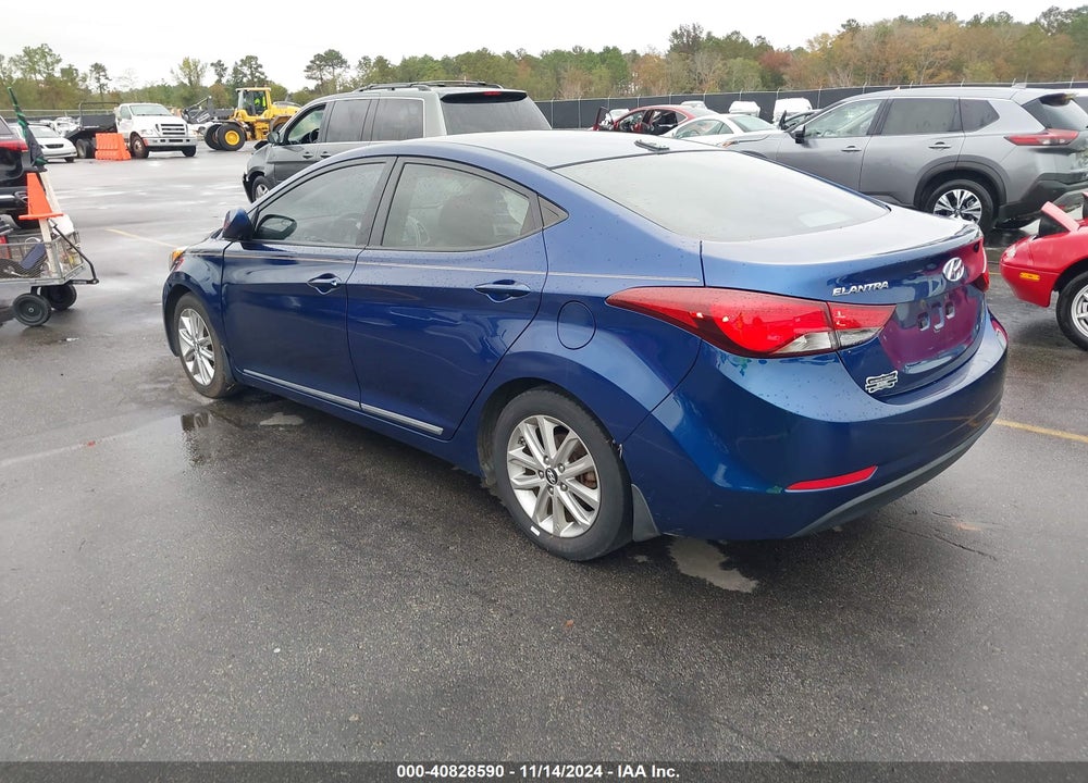 2016 HYUNDAI ELANTRA SE VIN: 5NPDH4AE2GH773321
