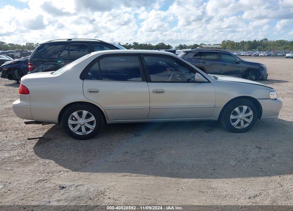 2001 TOYOTA COROLLA LE VIN: 2T1BR12E31C412899