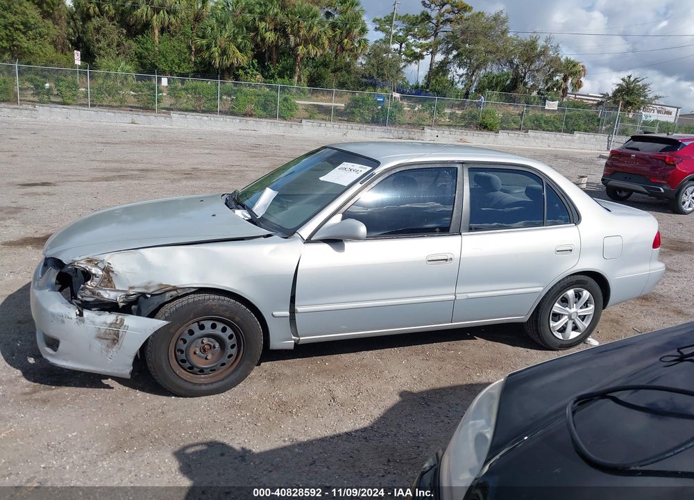 2001 TOYOTA COROLLA LE VIN: 2T1BR12E31C412899