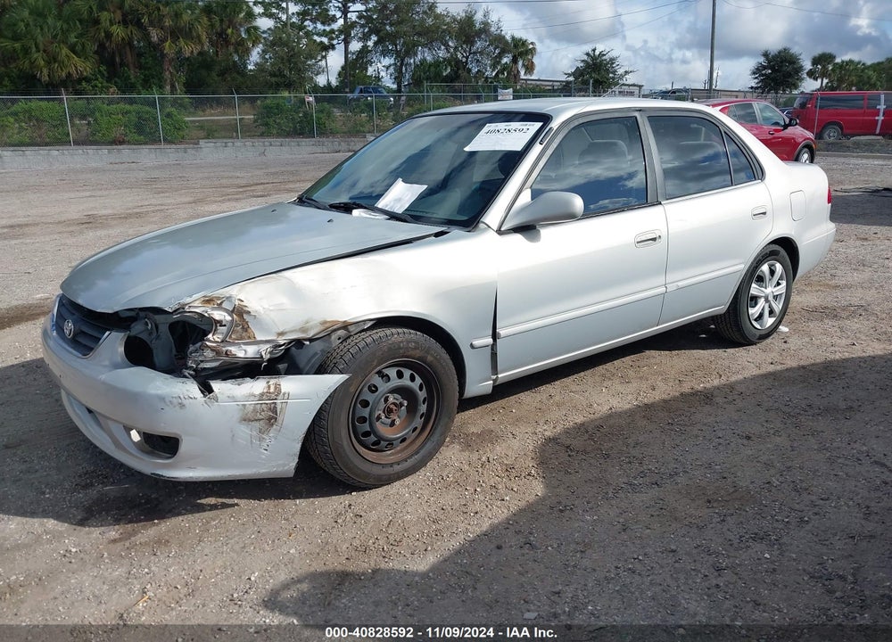 2001 TOYOTA COROLLA LE VIN: 2T1BR12E31C412899