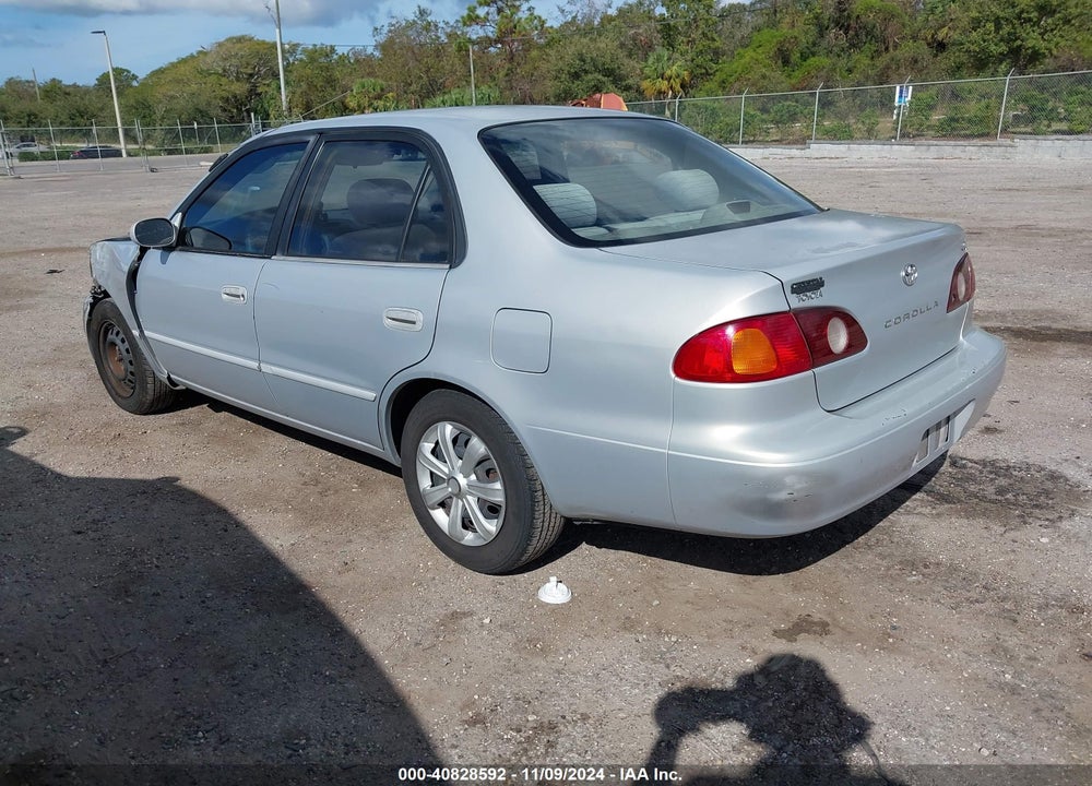 2001 TOYOTA COROLLA LE VIN: 2T1BR12E31C412899