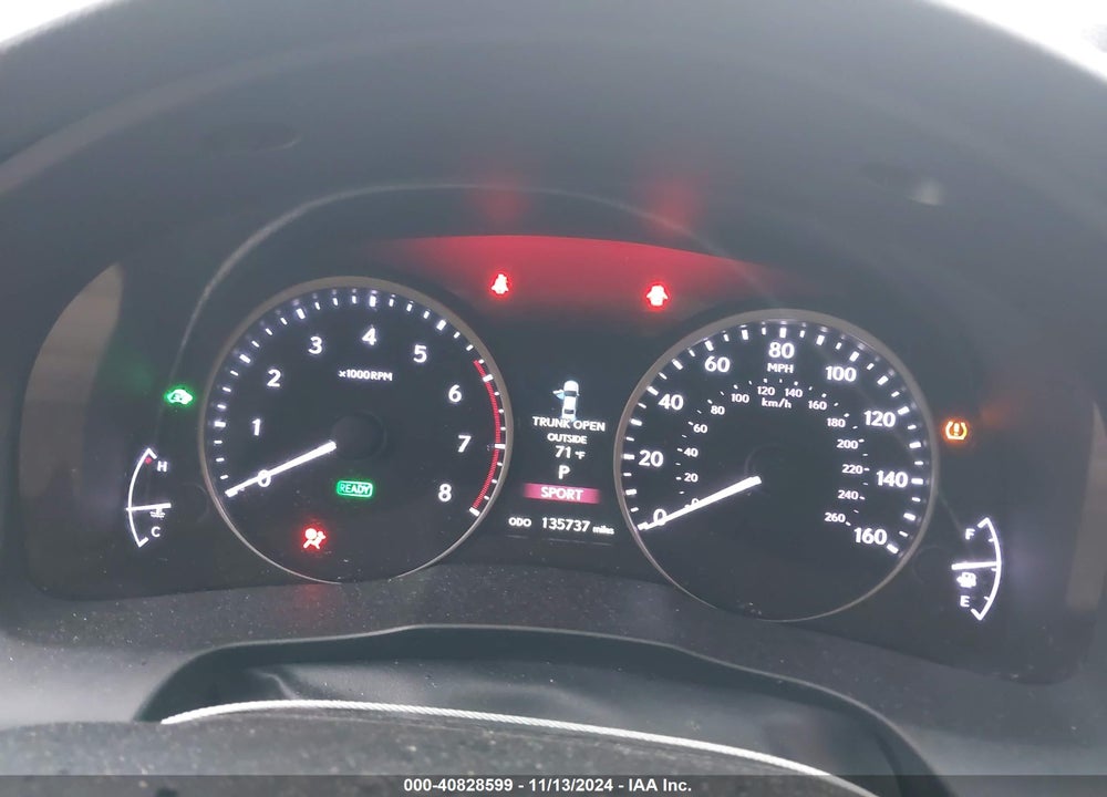 2013 LEXUS ES 300H VIN: JTHBW1GG7D2022280