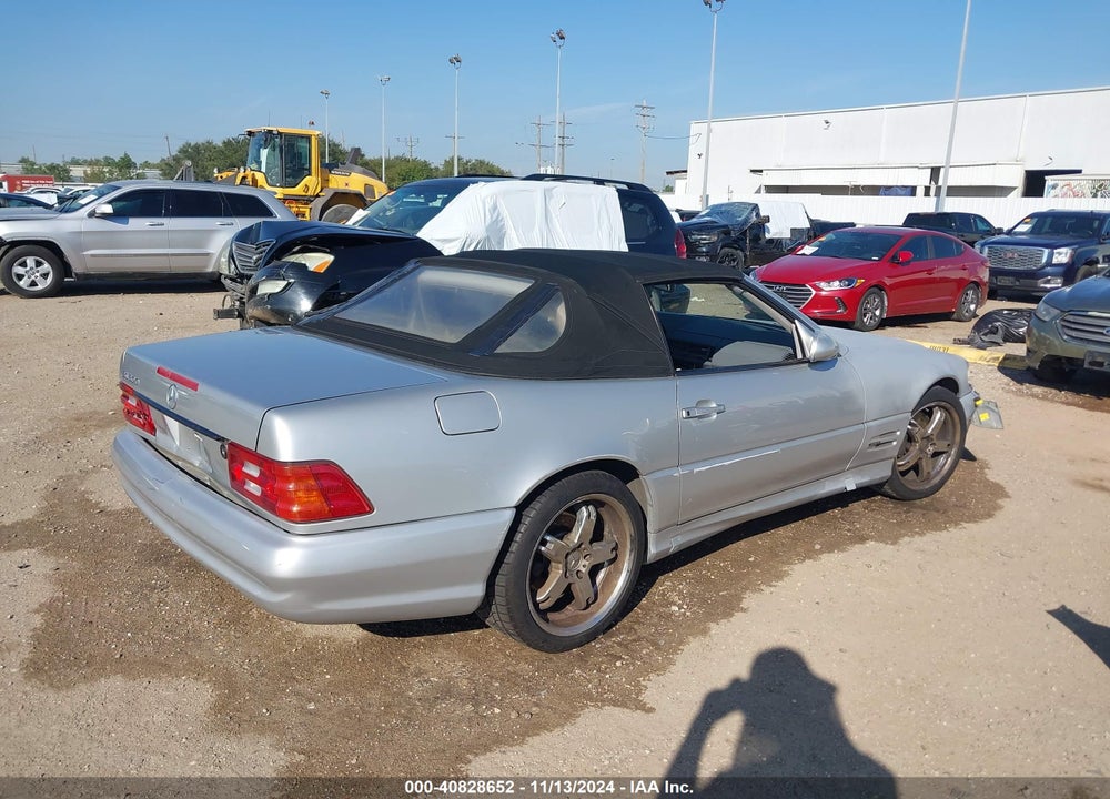 1999 MERCEDES-BENZ SL 500 VIN: WDBFA68F4XF177238