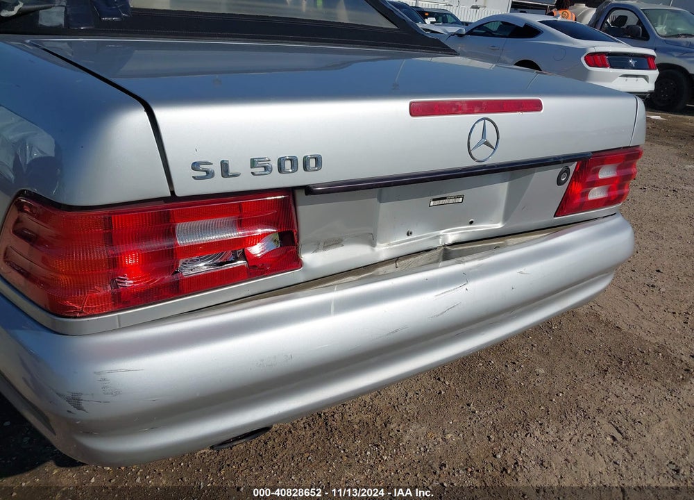 1999 MERCEDES-BENZ SL 500 VIN: WDBFA68F4XF177238