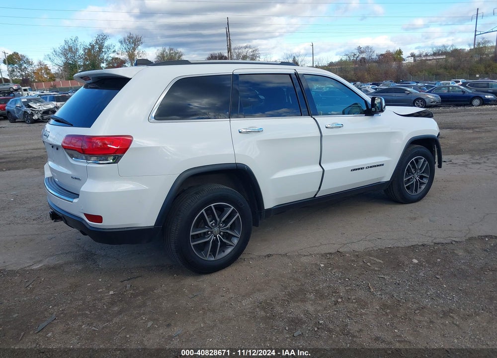 2017 JEEP GRAND CHEROKEE LIMITED 4X4 VIN: 1C4RJFBG8HC942471