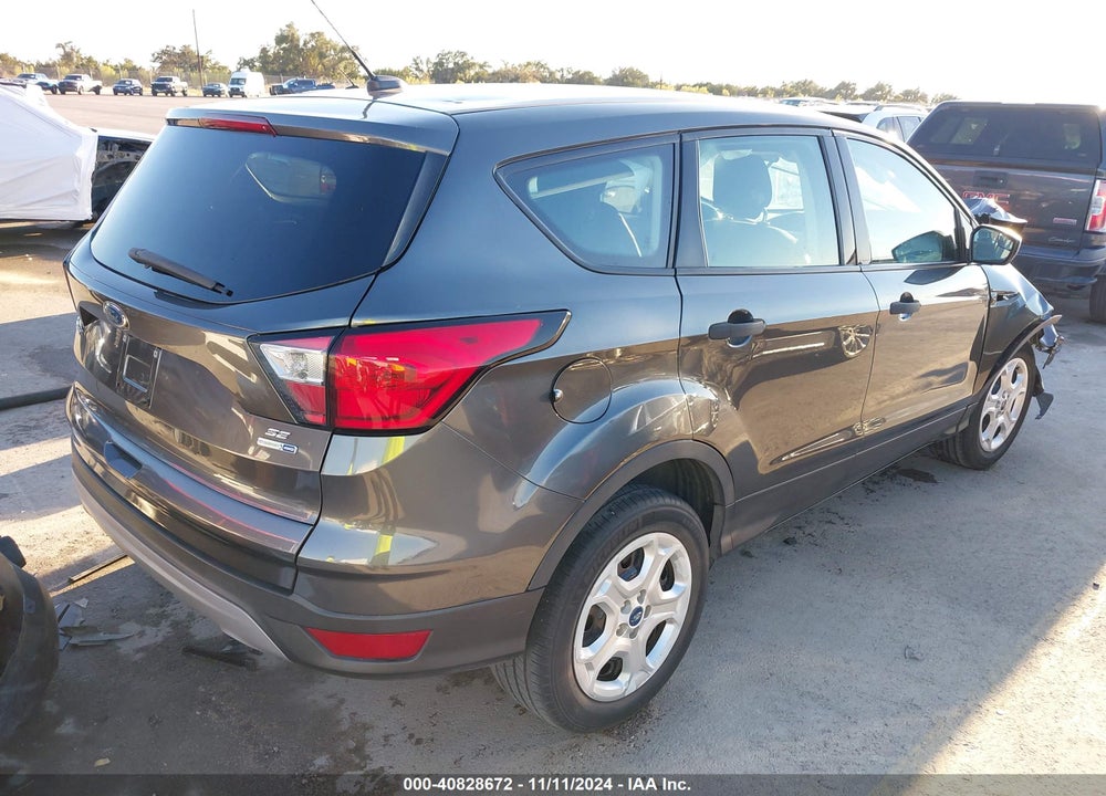 2019 FORD ESCAPE S VIN: 1FMCU0F73KUA62909
