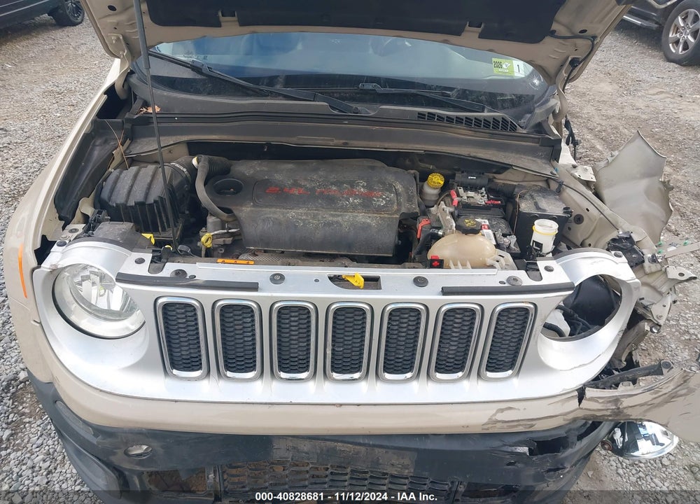 2016 JEEP RENEGADE LIMITED VIN: ZACCJBDT4GPD26320