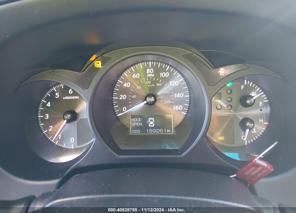 2010 LEXUS GS 350 VIN: JTHBE1KS7A0049839