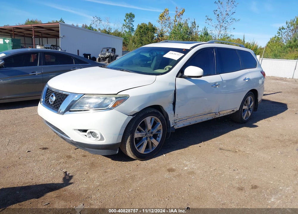 2013 NISSAN PATHFINDER PLATINUM VIN: 5N1AR2MN0DC631245