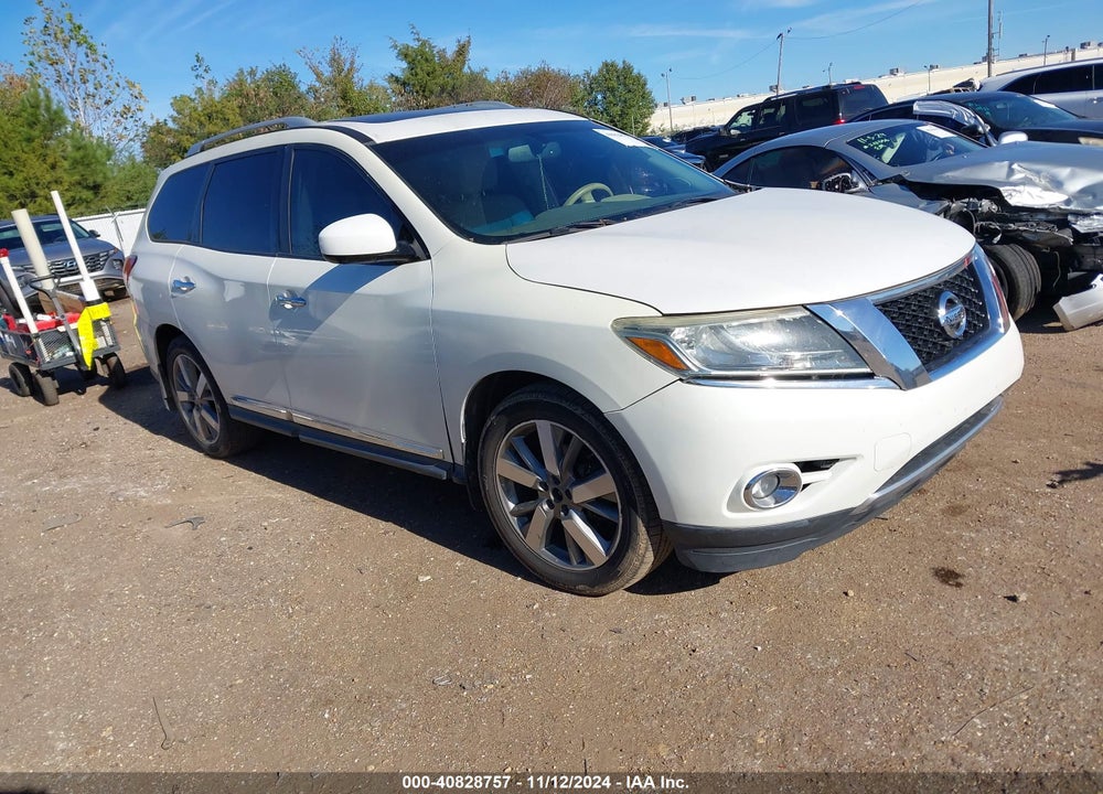 2013 NISSAN PATHFINDER PLATINUM VIN: 5N1AR2MN0DC631245