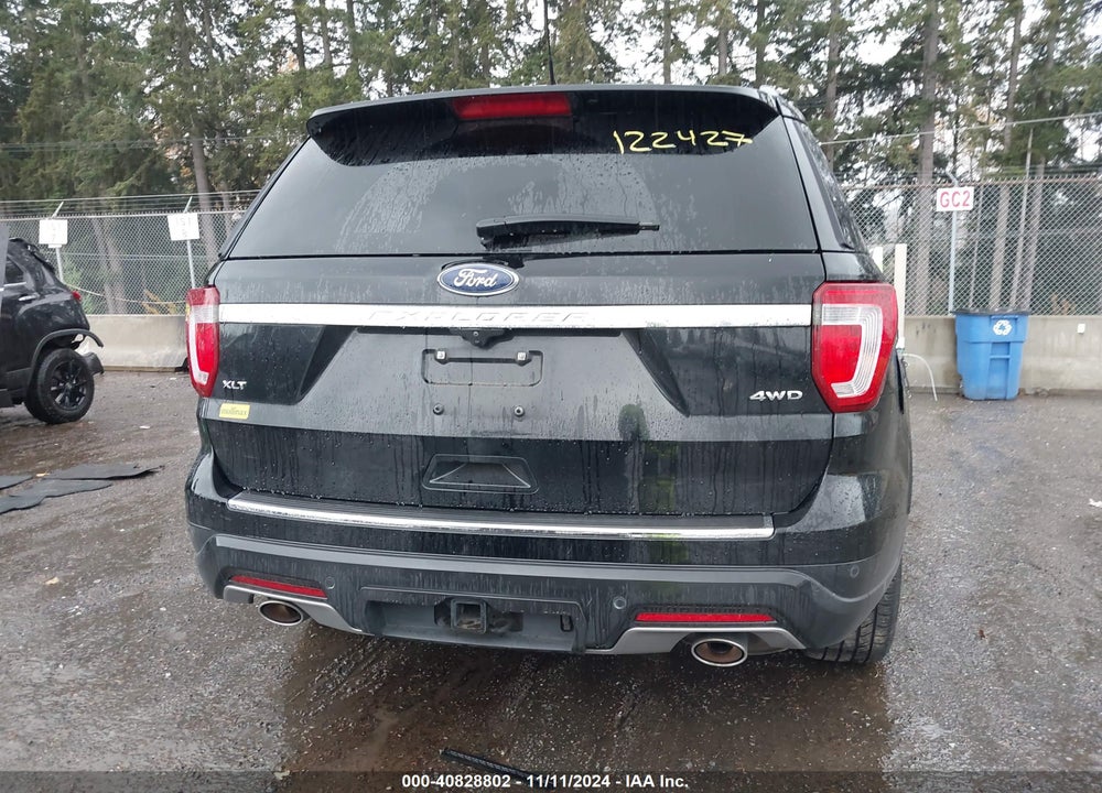 2018 FORD EXPLORER XLT VIN: 1FM5K8D87JGC72130