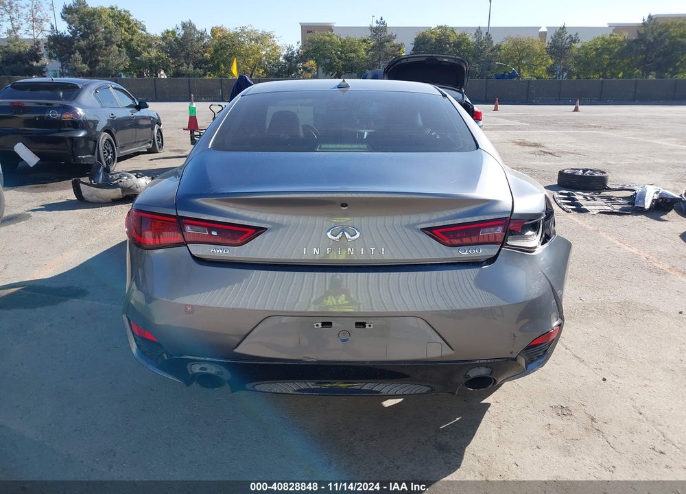 2019 INFINITI Q60 3.0T LUXE VIN: JN1EV7EL6KM291220