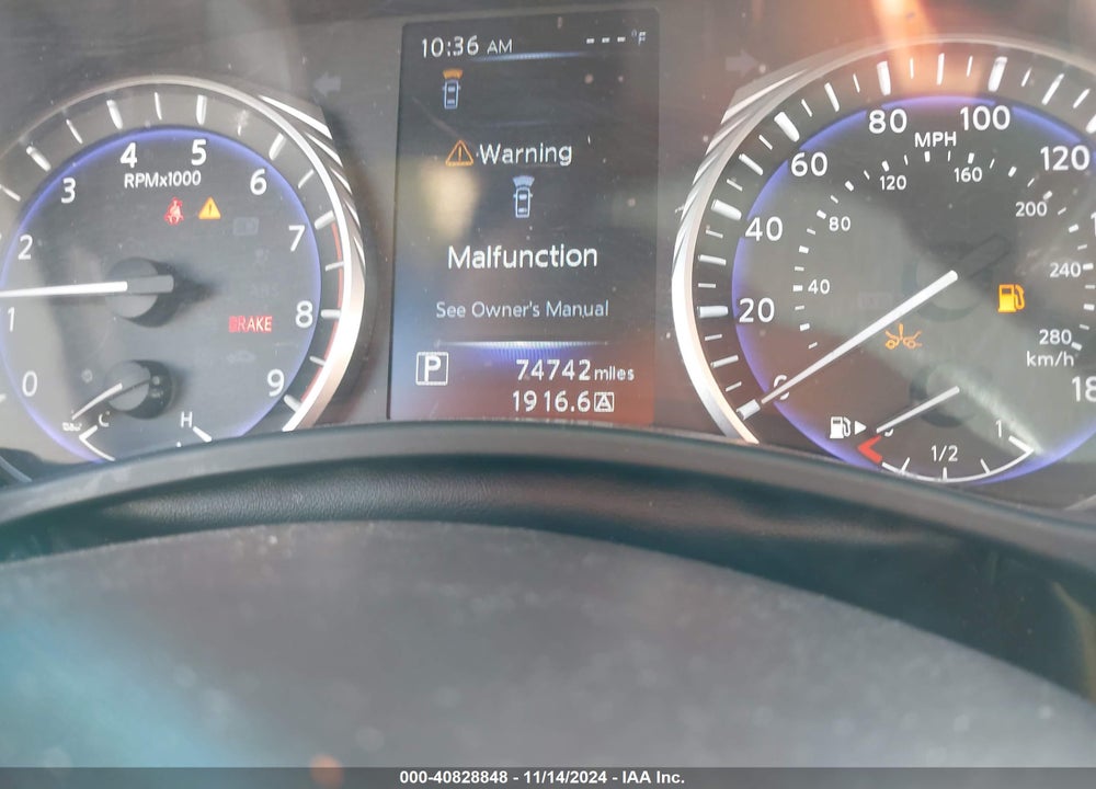 2019 INFINITI Q60 3.0T LUXE VIN: JN1EV7EL6KM291220