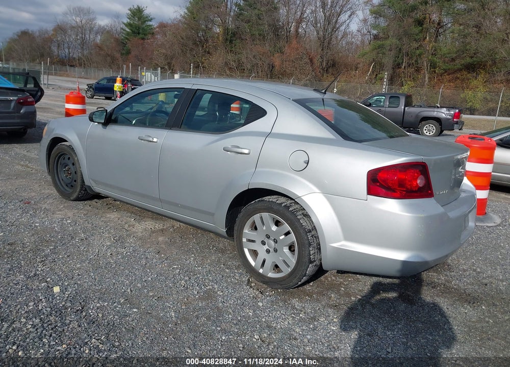 2012 DODGE AVENGER SE VIN: 1C3CDZAB4CN259527