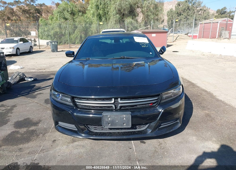 2015 DODGE CHARGER SE VIN: 2C3CDXFG4FH791396