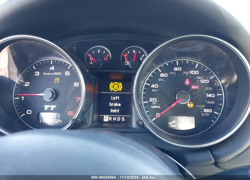 2009 AUDI TT 2.0T VIN: TRUKF38J691020398