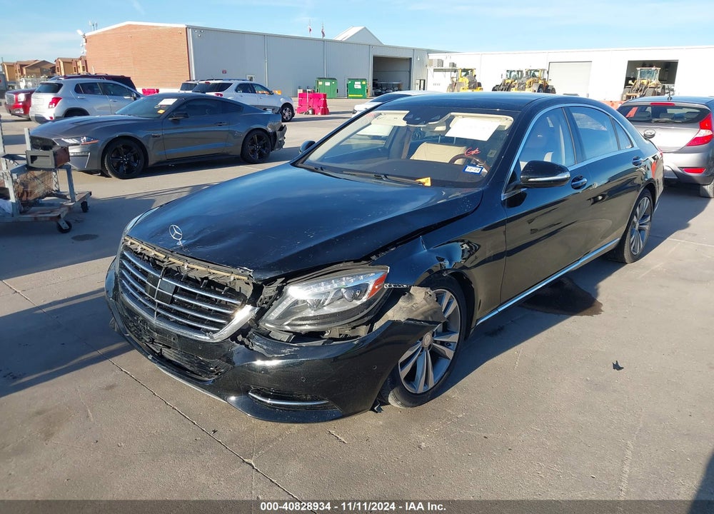 2014 MERCEDES-BENZ S 550 VIN: WDDUG8CB9EA050038