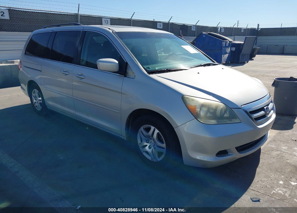 2007 HONDA ODYSSEY EX-L VIN: 5FNRL38727B445062