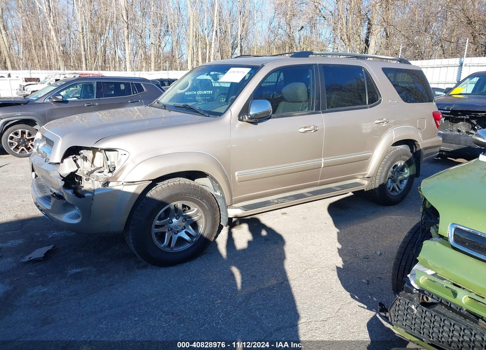 2007 TOYOTA SEQUOIA LIMITED V8 VIN: 5TDZT38A47S288626