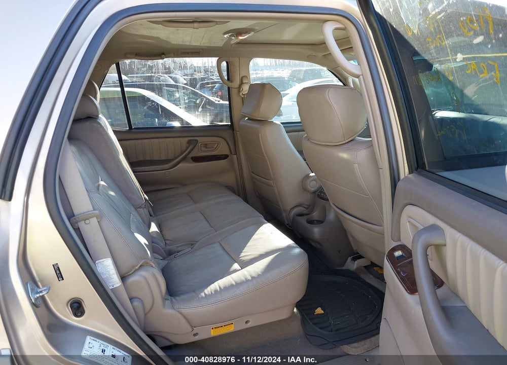 2007 TOYOTA SEQUOIA LIMITED V8 VIN: 5TDZT38A47S288626